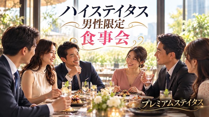 【年収900万以上 or 安定職】男性限定♡のメインイメージ