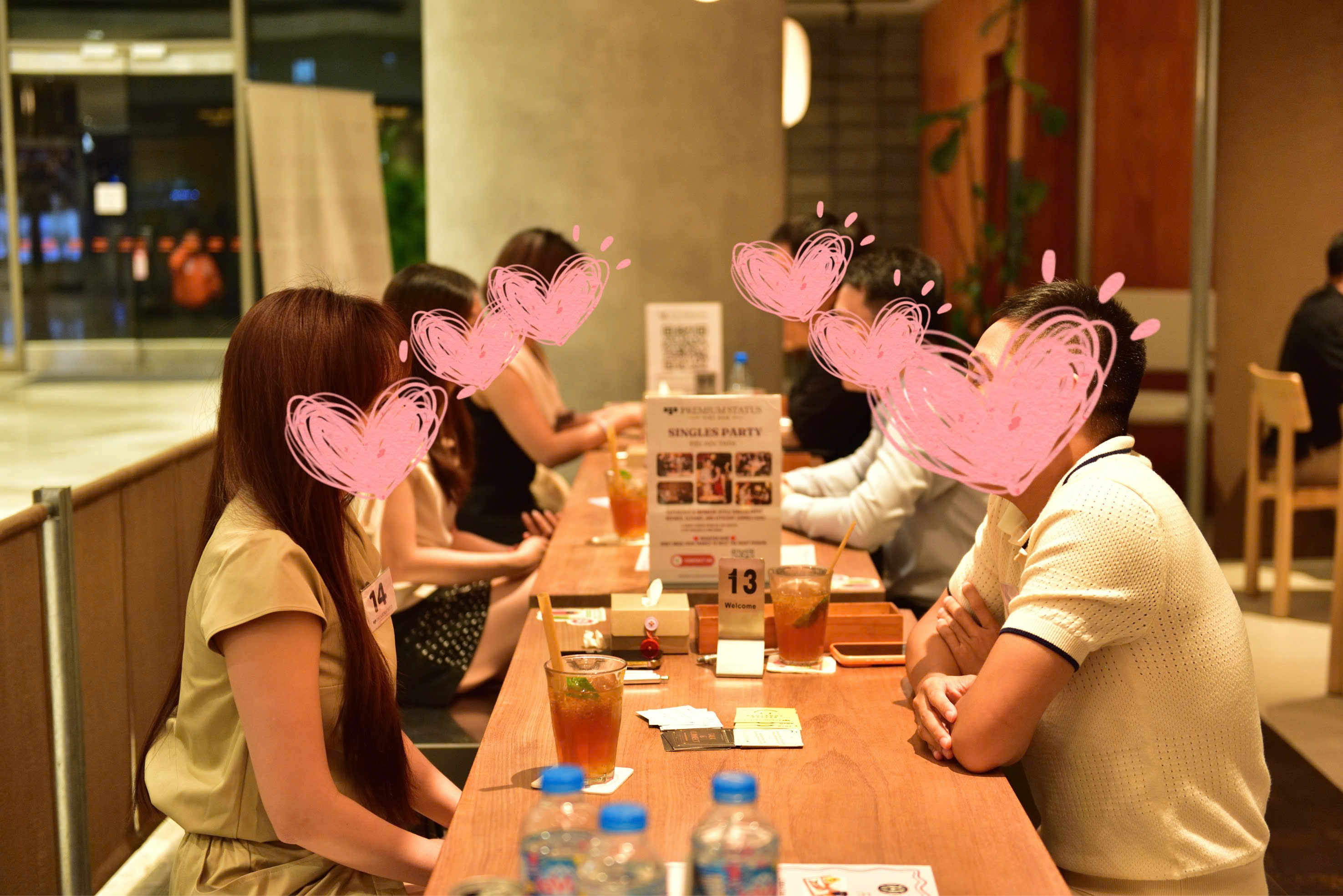 ★ Premium Seated 1-on-1 Party, Japanese Set Meal Included – Up to 40 Guests (Women Aged 32 or Under)